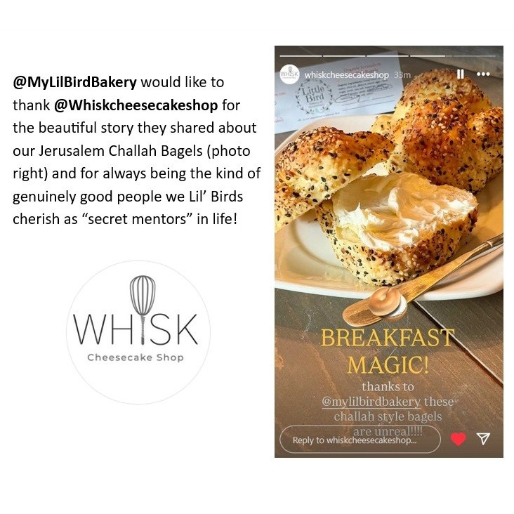 @MyLilBirdBakery thanks @Whiskcheesecakeshop